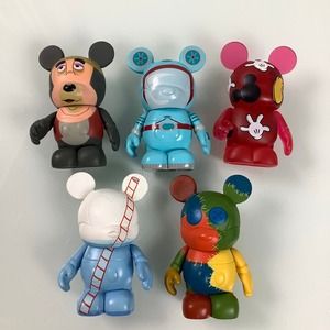 Disney Vinylmation The Art of Disney Theme Parks Figures lot of 5